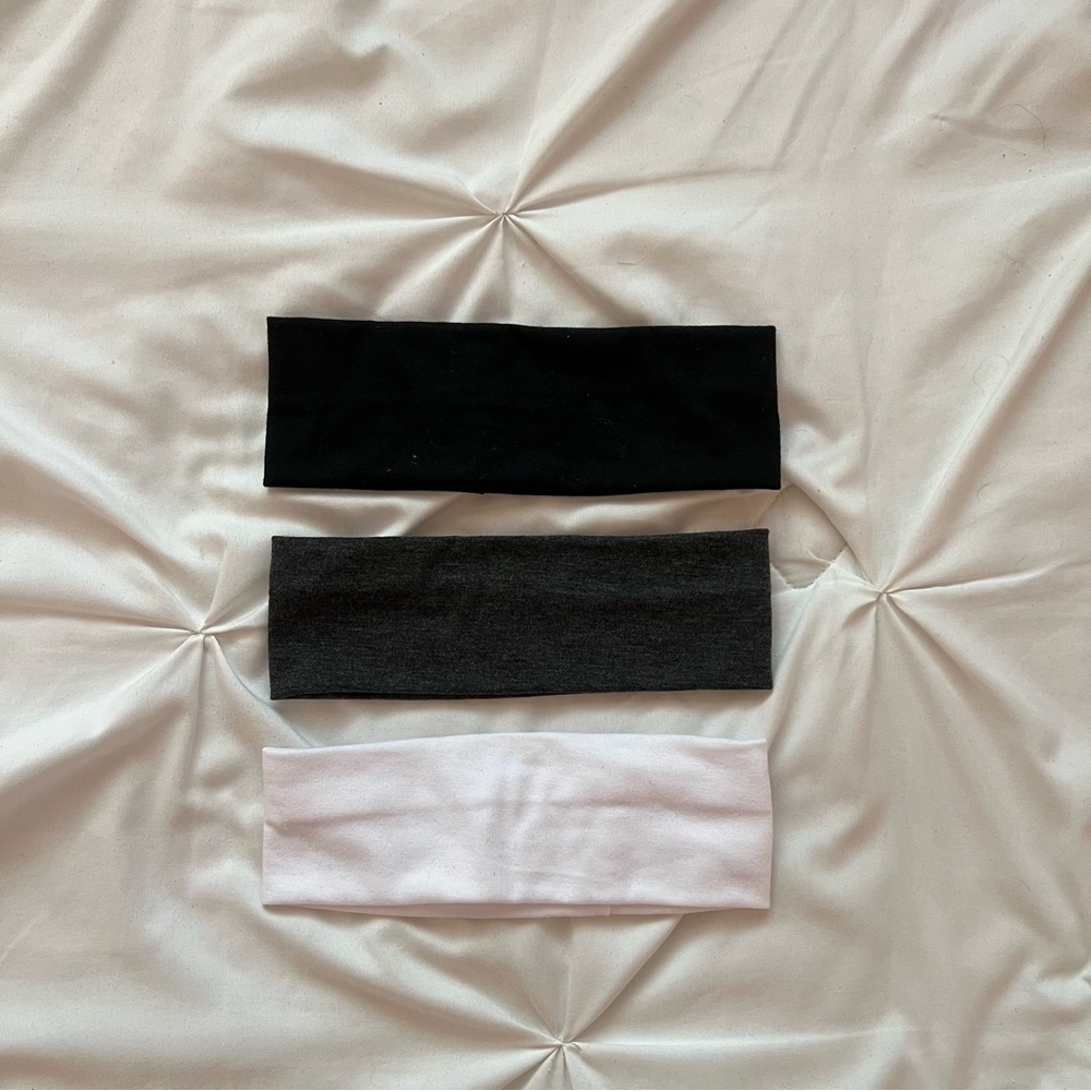 3 piece brand new cotton headband set